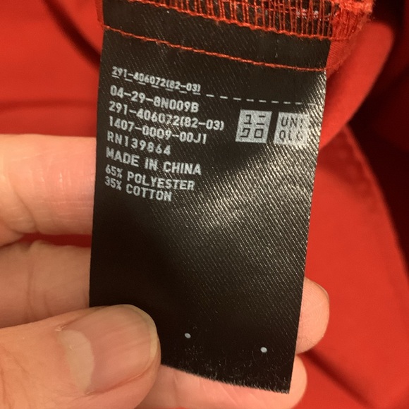 Uniqlo Orange Sleeveless Midi Shirt Dress - Picture 10 of 10